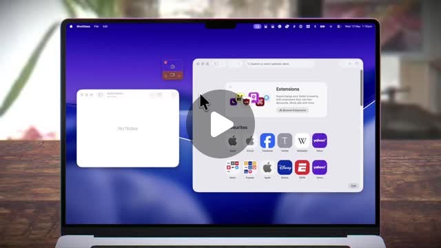 ShotGlass screen recording preview from Threads